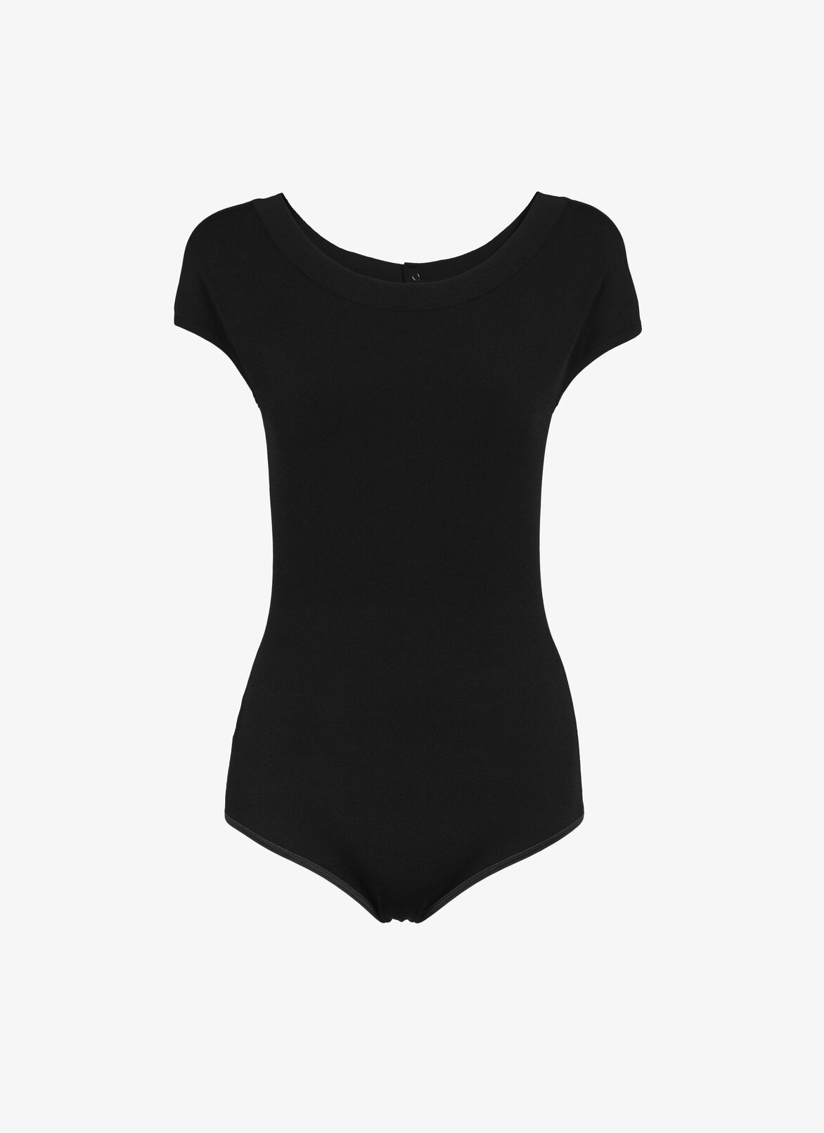 Short-Sleeved Bodysuit ALAÏA BLACK SHORT-SLEEVED BODYSUIT